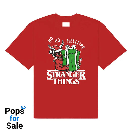 Stranger Things T-Shirt Ho Ho Hellfire Size M T-shirts