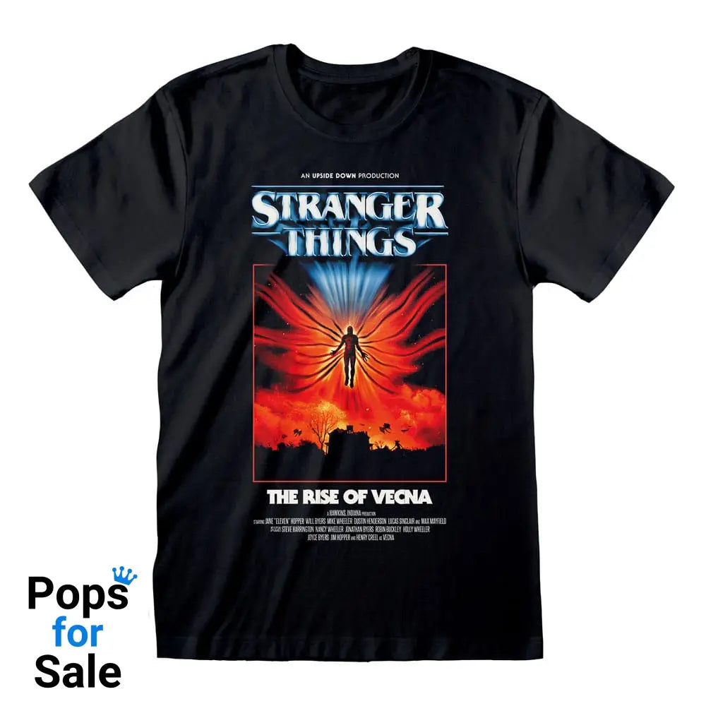 Stranger Things T-Shirt Rise Of Vecna Poster Size L