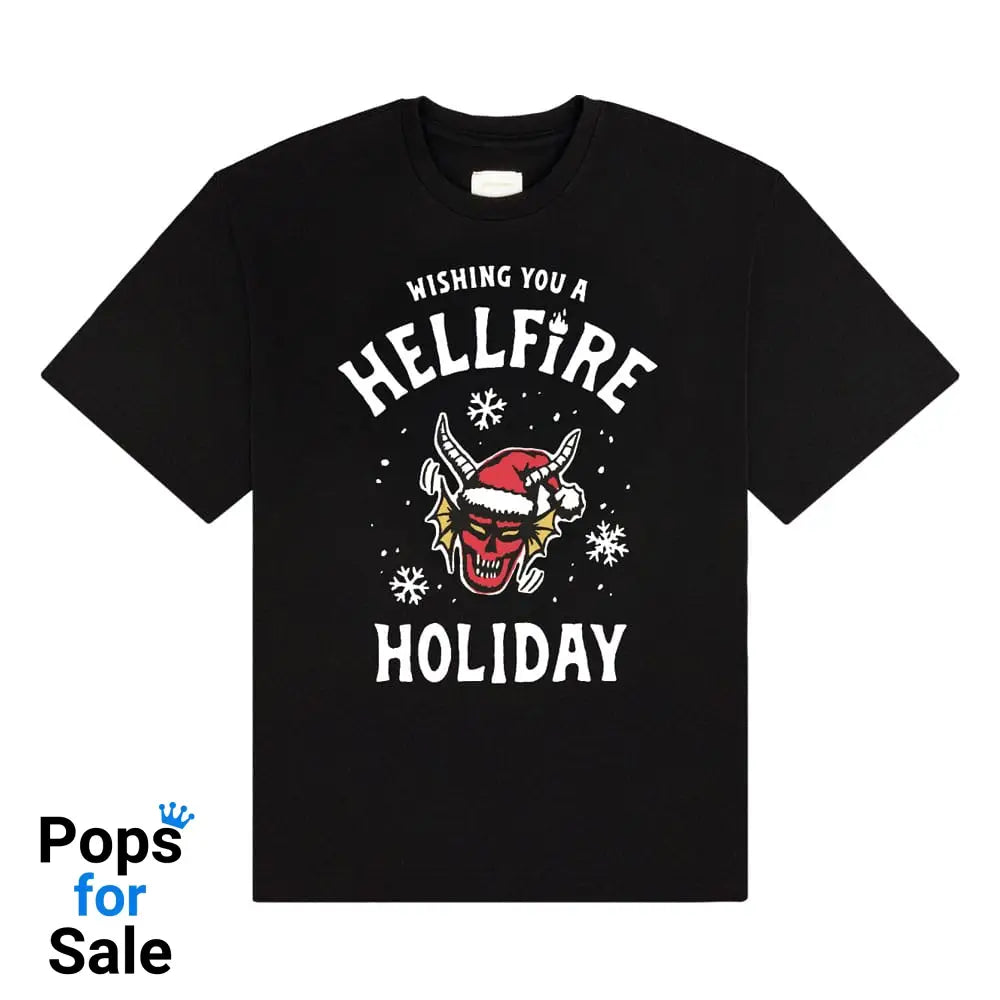 Stranger Things T-Shirt Wishing You A Hellfire Holiday