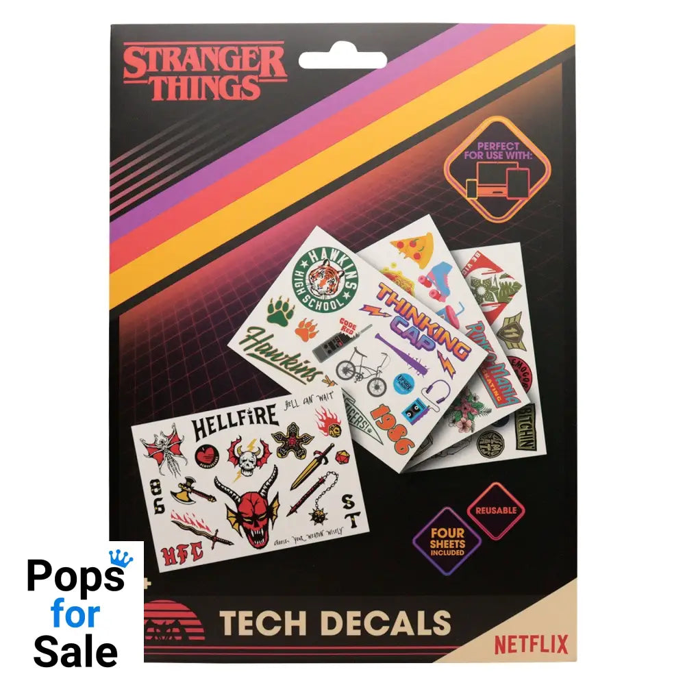 Stranger Things Tech Decals