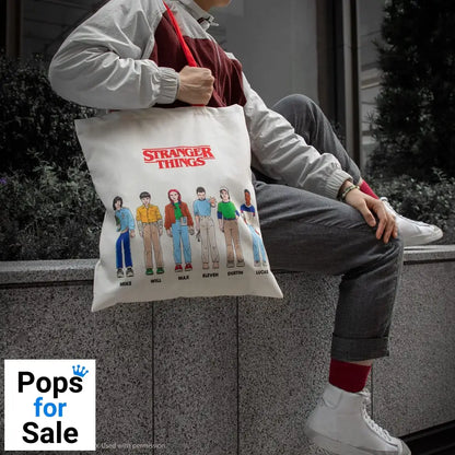 Stranger Things Tote Bag Friends Don't Lie
