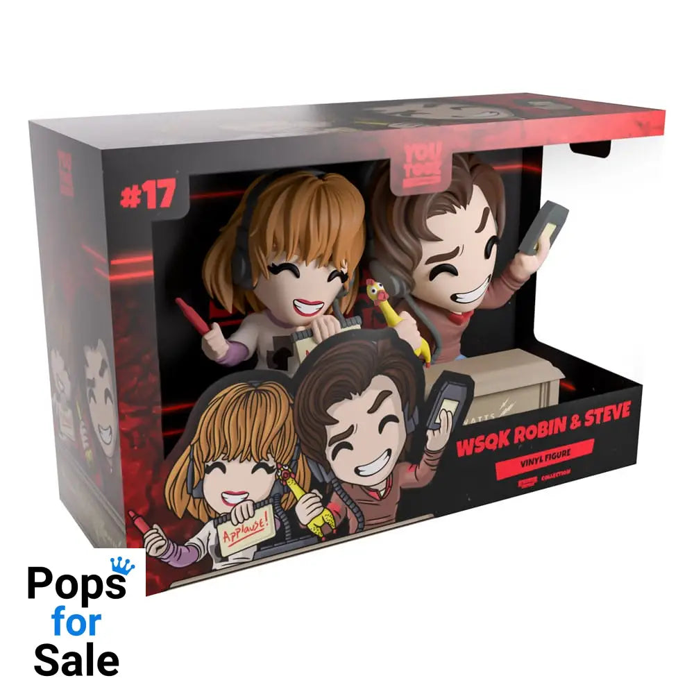 Stranger Things Vinyl Figure WSQK Robin & Steve 13 cm