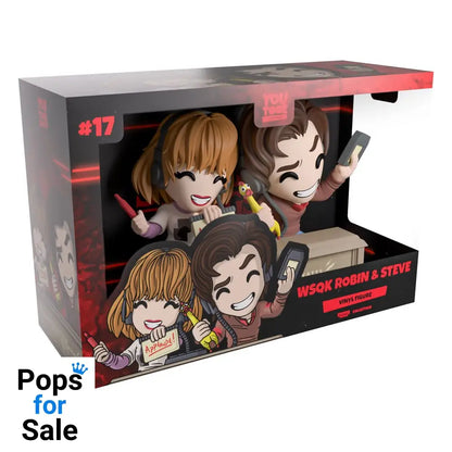 Stranger Things Vinyl Figure WSQK Robin & Steve 13 cm