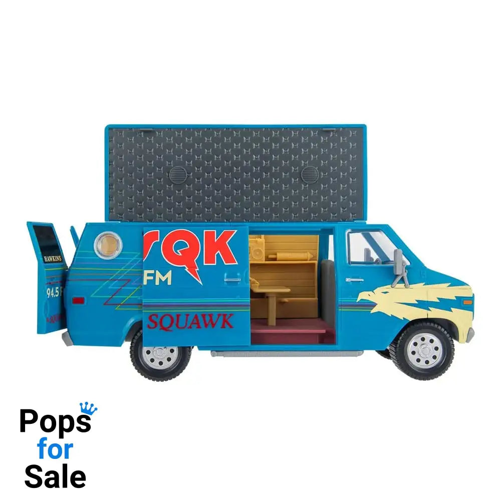Stranger Things World Of Figure & Vehicle Vehicle with Actionfigure The Squawk van Playset with Steve