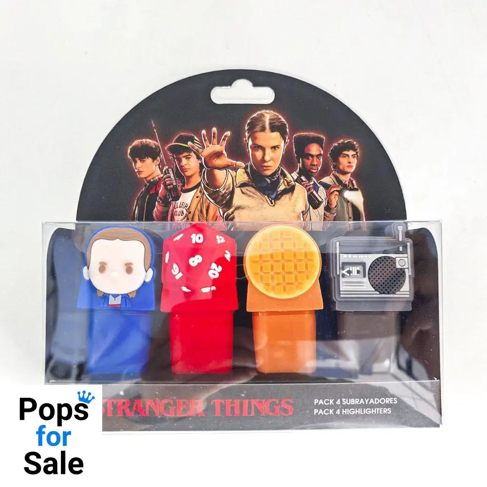 Stranger Thinigs Highlighters 4-Pack