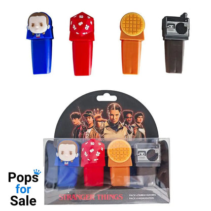 Stranger Thinigs Highlighters 4-Pack