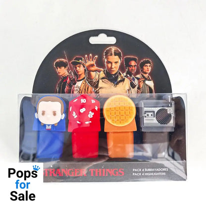 Stranger Thinigs Highlighters 4-Pack Stationery