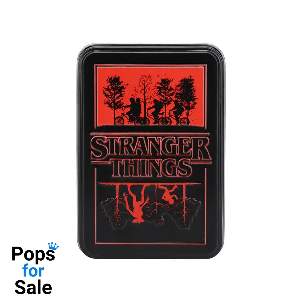 Stranger Thinngs 5 Playing Cards Metal Playing cards