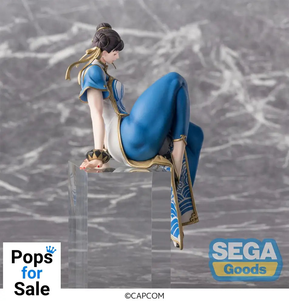 Street Fighter 6 PM Perching PVC Statue Chun-Li 14 cm