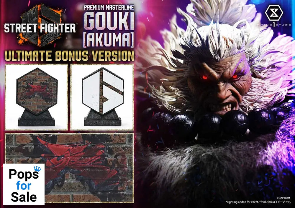 Street Fighter 6 Premium Masterline Series Statue 1/4 Akuma Ultimate Bonus Version 69 cm