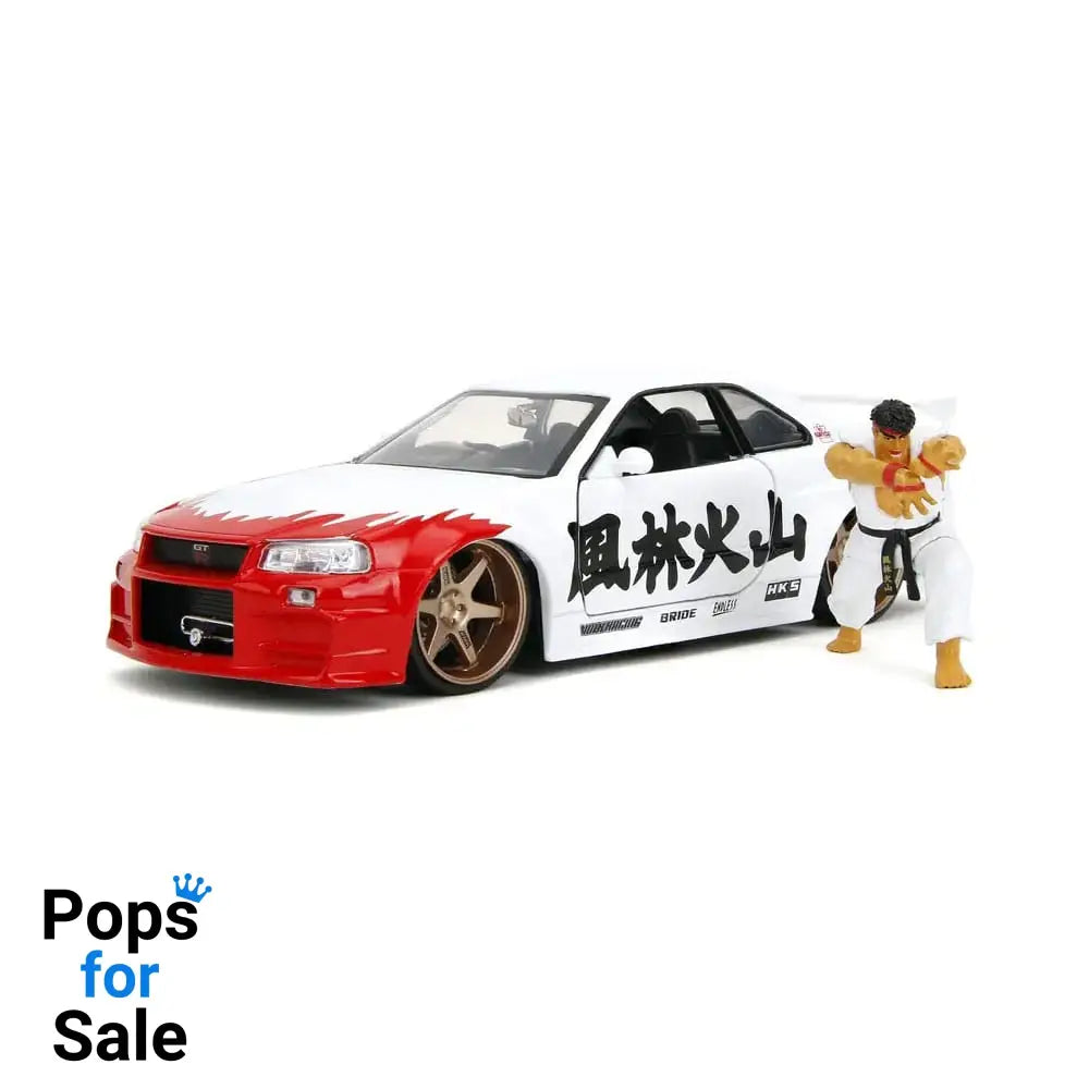Street Fighter Diecast Model 1/24 Nissan Skyline GTR Vehicles