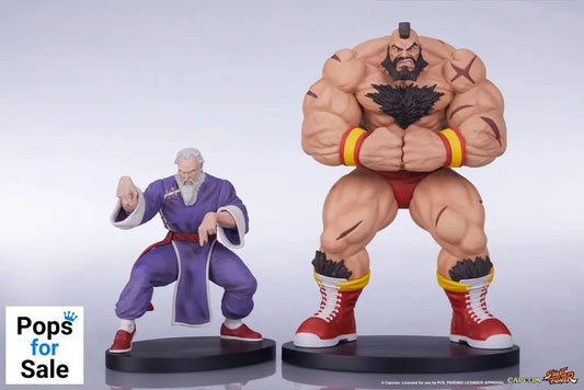 Street Fighter Street Jam Statuen 1/10 Zangief & Gen Set