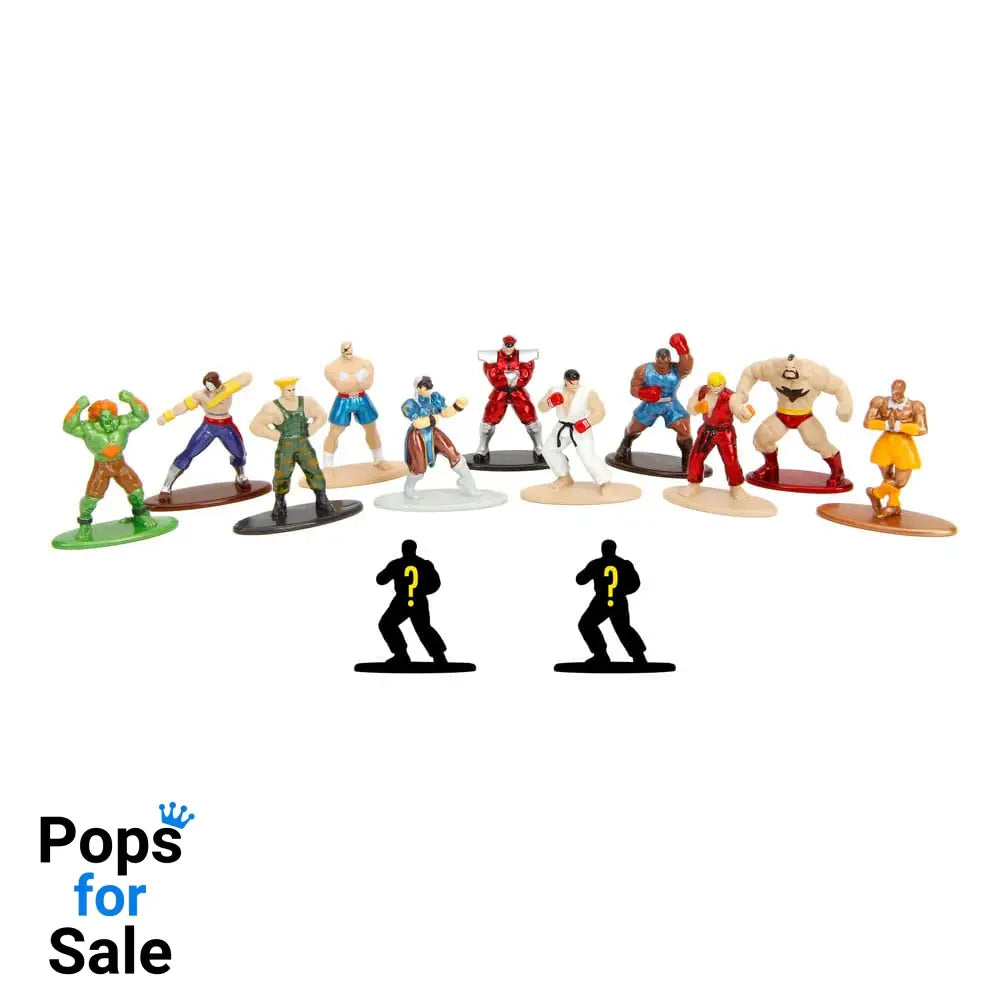 Street Fighter Nano Metalfigs Diecast Mini Figures Display 6 cm (24) Mini-figures