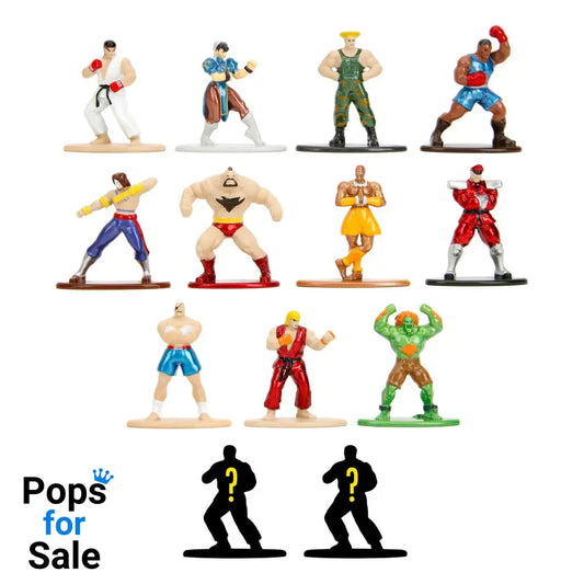 Street Fighter Nano Metalfigs Diecast Mini Figures Display 6 cm (24) Mini-figures