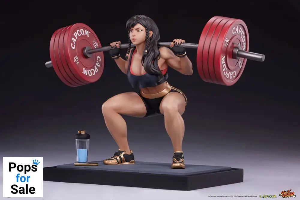Street Fighter Premier Series Statue 1/4 Chun-Li Powerlifting (Battle Edition) 37 cm