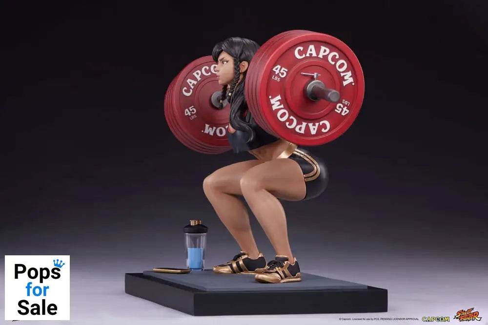 Street Fighter Premier Series Statue 1/4 Chun-Li Powerlifting (Battle Edition) 37 cm