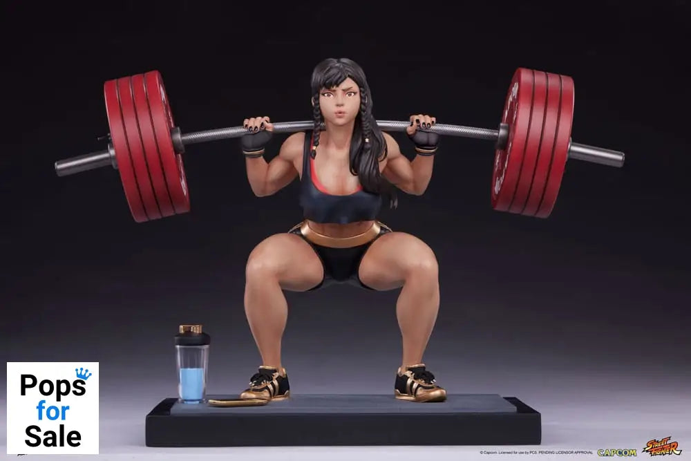 Street Fighter Premier Series Statue 1/4 Chun-Li Powerlifting (Battle Edition) 37 cm