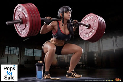 Street Fighter Premier Series Statue 1/4 Chun-Li Powerlifting (Battle Edition) 37 cm