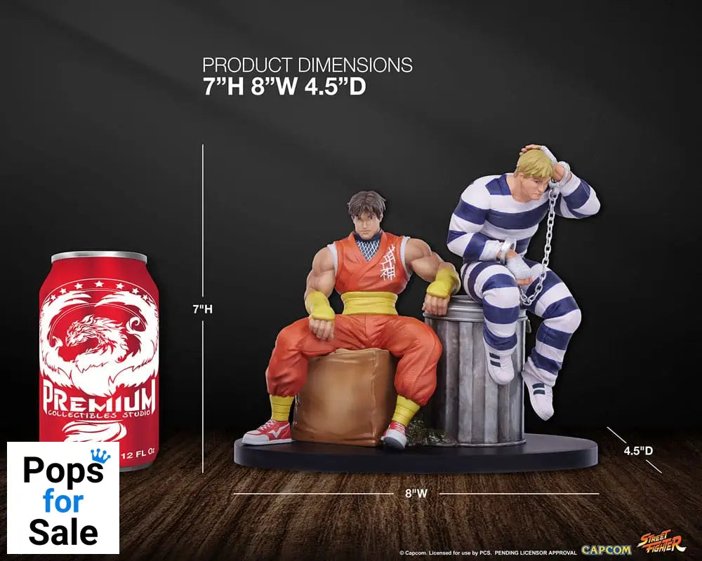 Street Fighter PVC Statue 1/10 Cody & Guy 18 cm