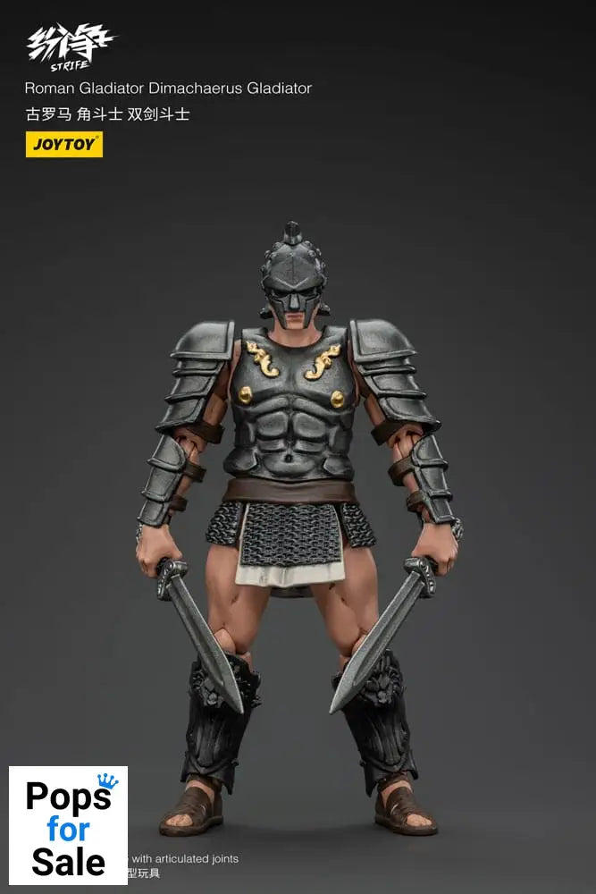 Strife Action Figure 1/18 Roman Gladiator Dimachaerus Gladiator 11 cm Action figures