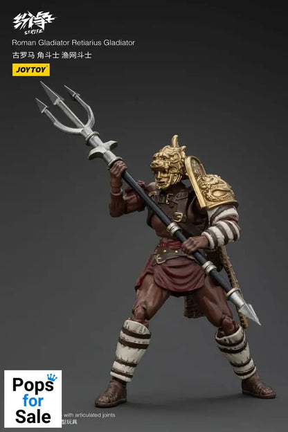 Strife Action Figure 1/18 Roman Gladiator Retiarius Gladiator 11 cm Action figures