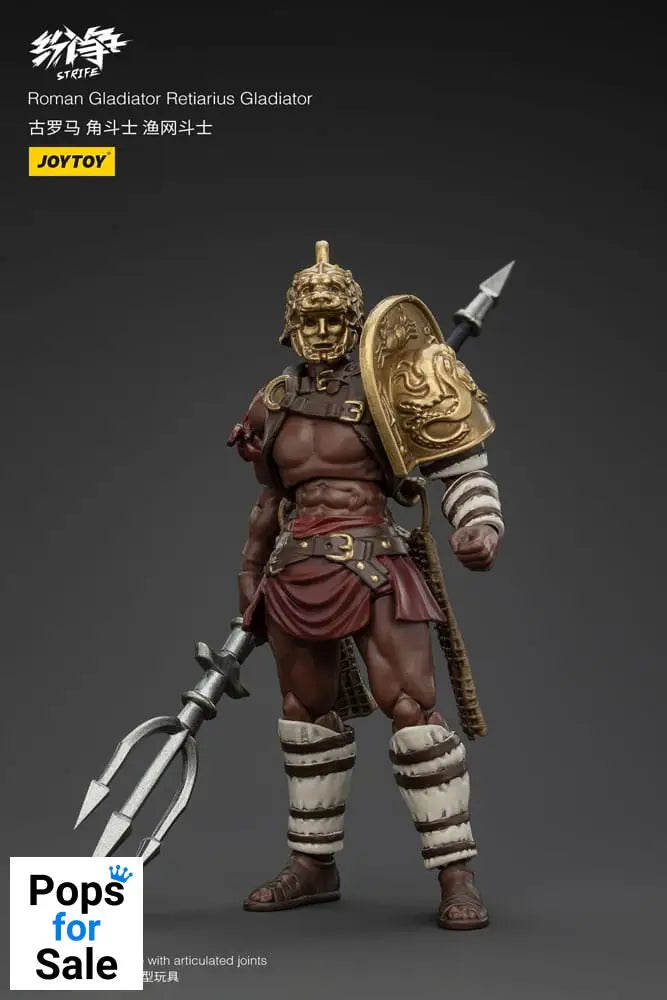 Strife Action Figure 1/18 Roman Gladiator Retiarius Gladiator 11 cm