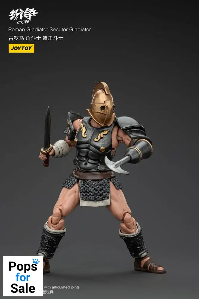 Strife Action Figure 1/18 Roman Gladiator Secutor Gladiator 11 cm