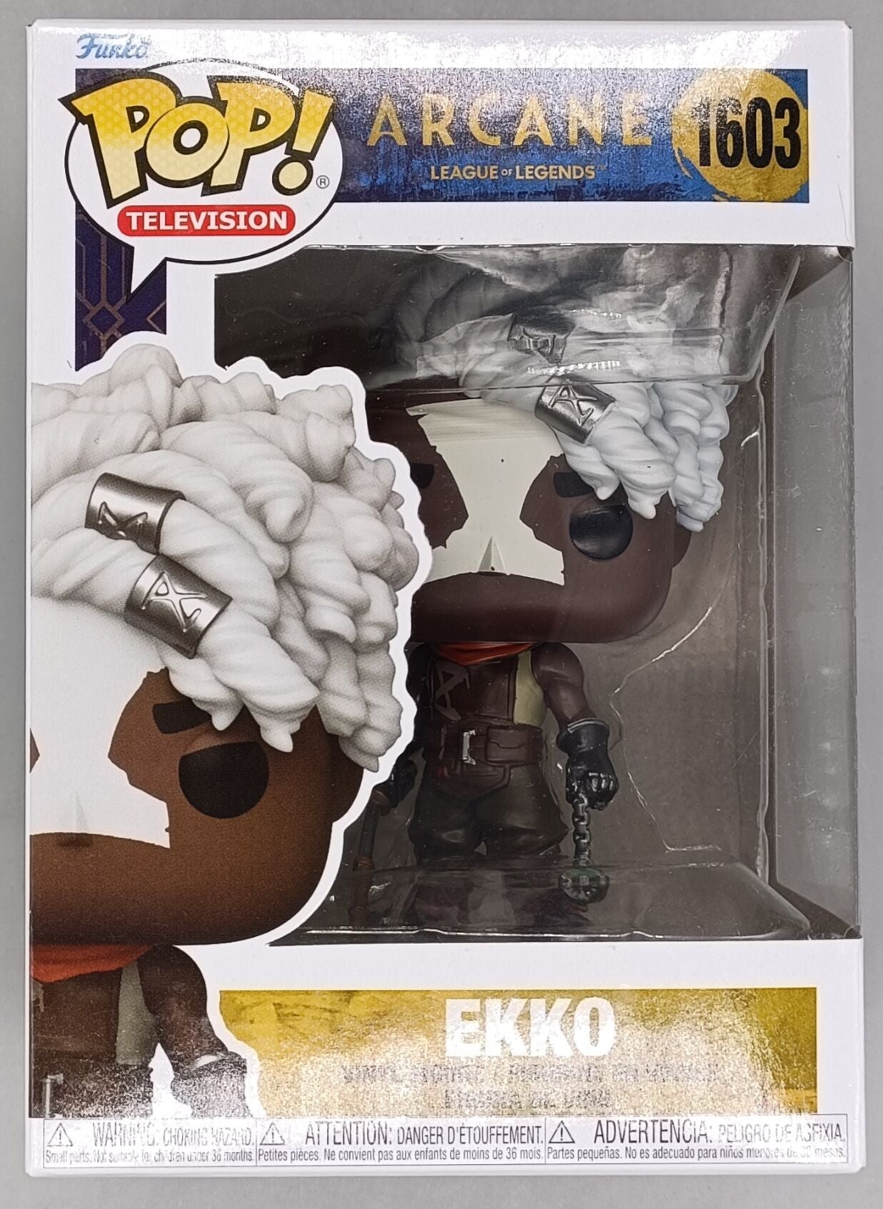 1603 Ekko - Arcane League of Legends Funko POP - Box Damaged