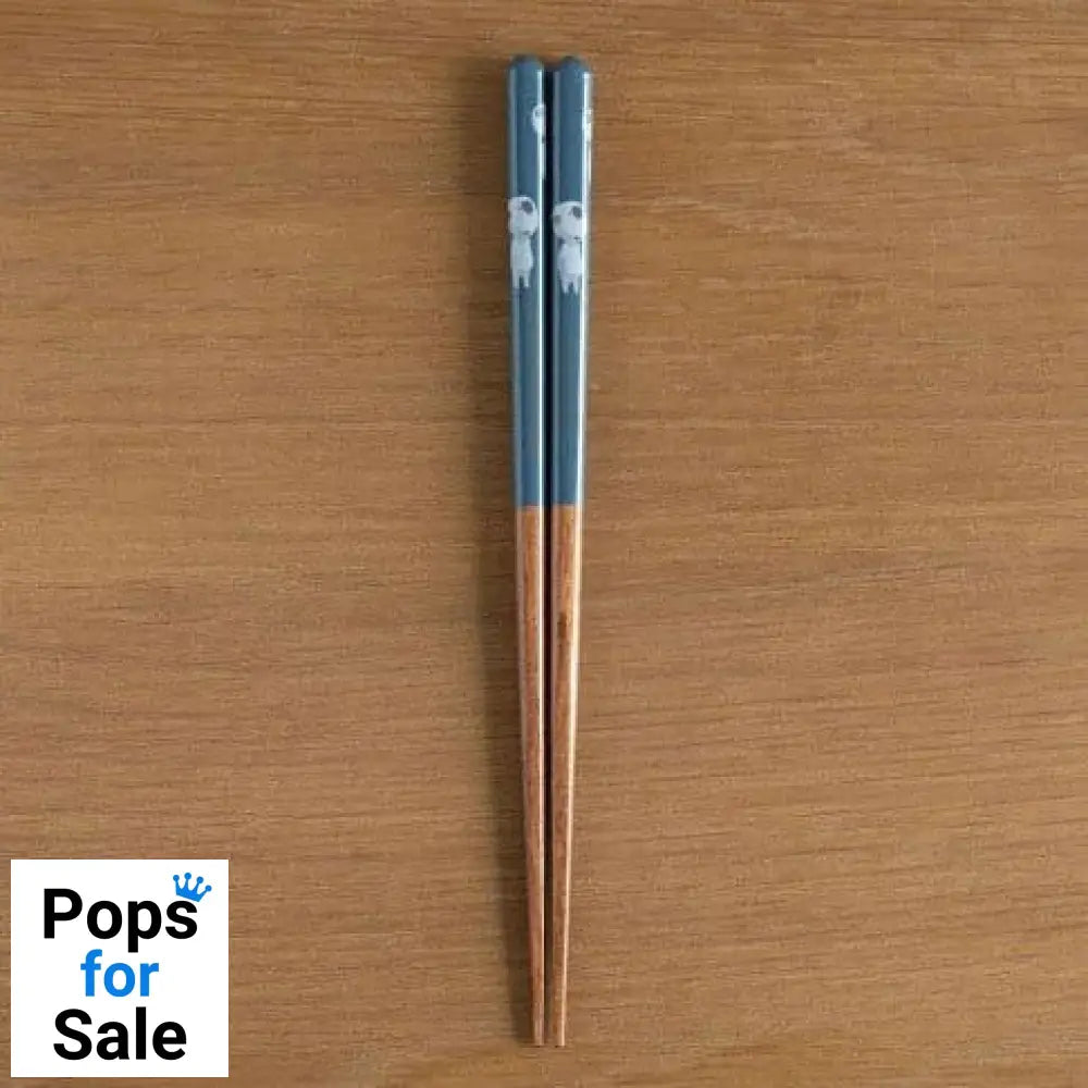 Studio Ghibli lacquered Chopsticks sketches Princess Mononoke Kodama dark blue 21 cm Kitchen- and Tableware