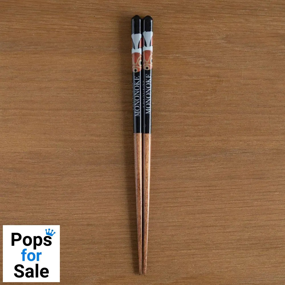 Studio Ghibli lacquered Chopsticks sketches Princess Mononoke San's Mask 21 cm