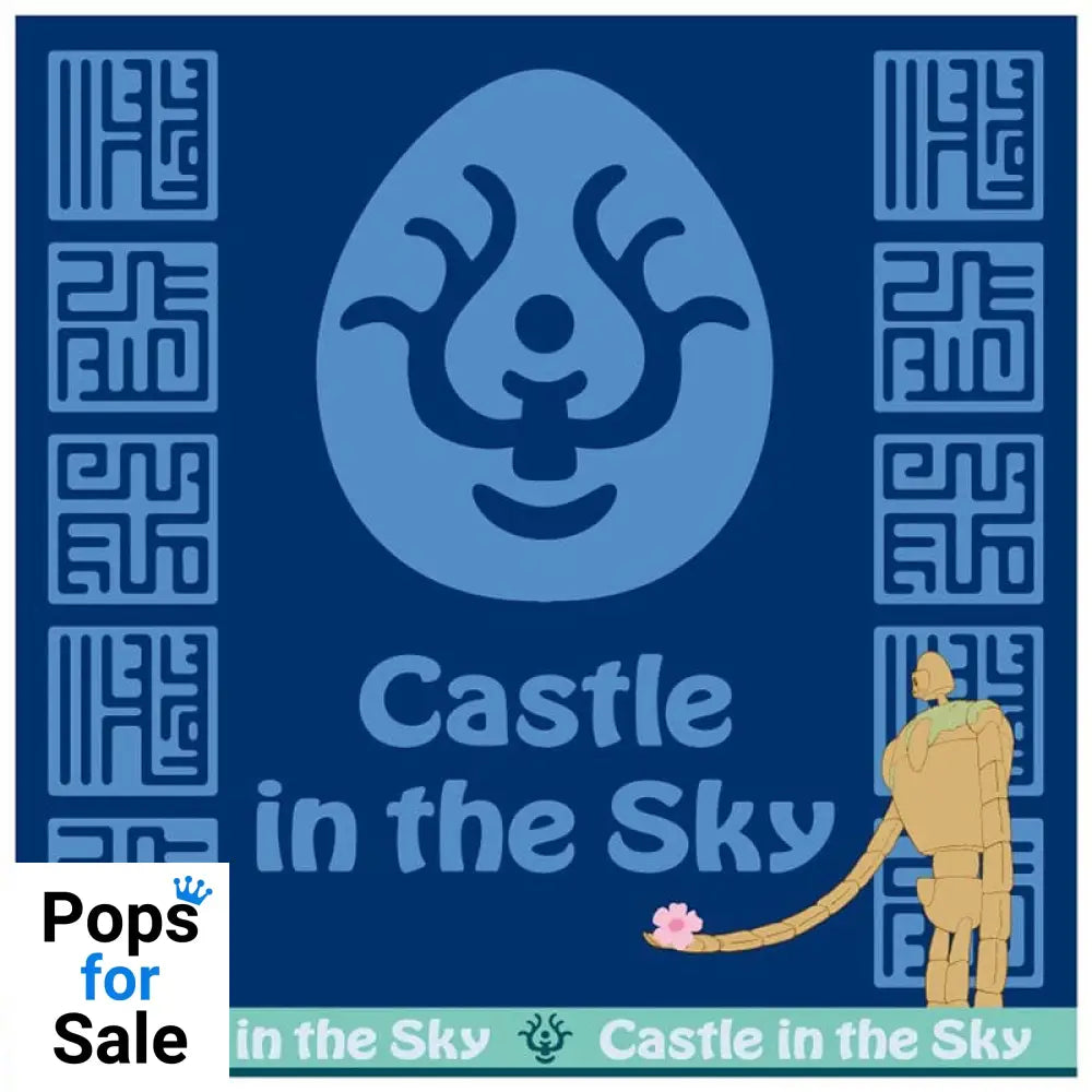 Studio Ghibli Mini Towel Castle in the Sky Volucite crystal Amulet 25 x 25 cm