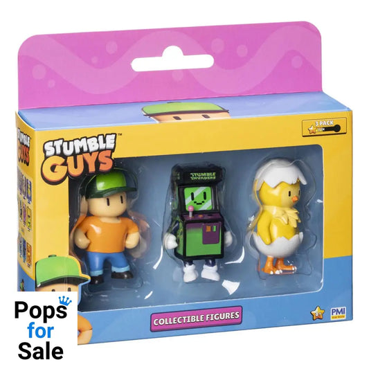 Stumble Guys: Wave 2 3-figure window box collectible figures Mr Stumble + Stumble Invaders + Hatchling
