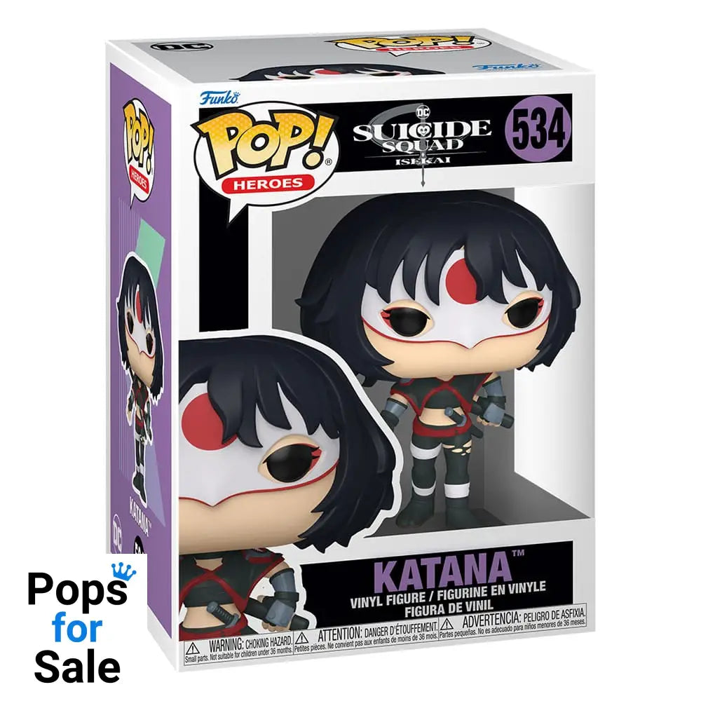 Suicide Squad Isekai POP! Animation Vinyl Figure Katana 9 cm