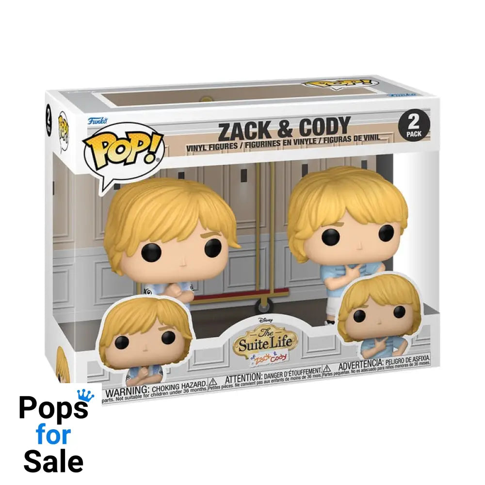 Suite Life of Zack & Cody POP! Television Vinyl Figures 2-Pack Zack & Cody 9 cm