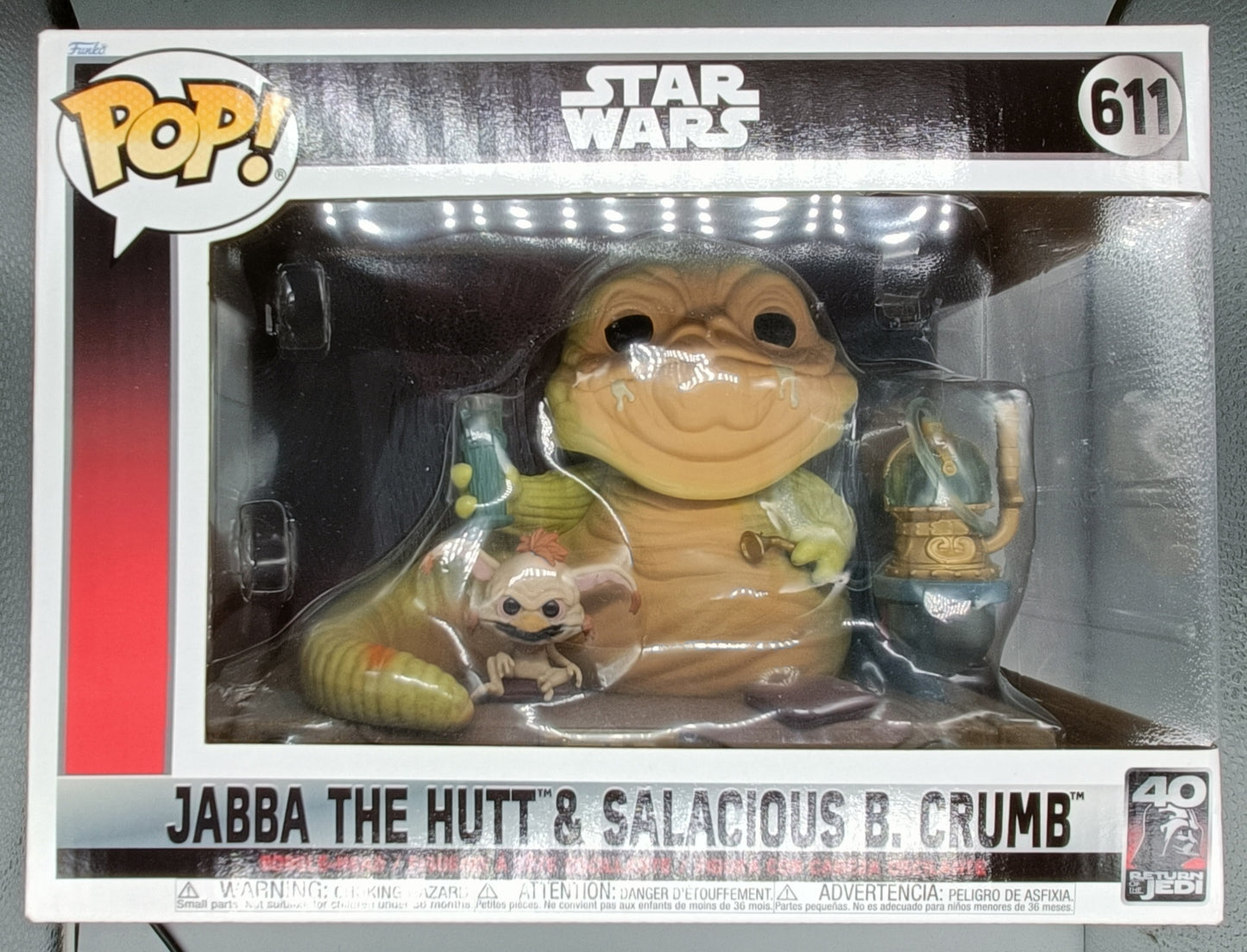 611 Jabba the Hut & Salacious B. Crumb Deluxe - Star Wars Funko POP