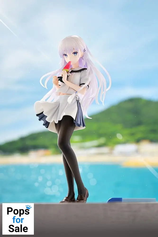 Summer Pockets Reflection Blue PVC Statue 1/7 Shiroha Naruse 24 cm