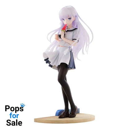 Summer Pockets Reflection Blue PVC Statue 1/7 Shiroha Naruse 24 cm