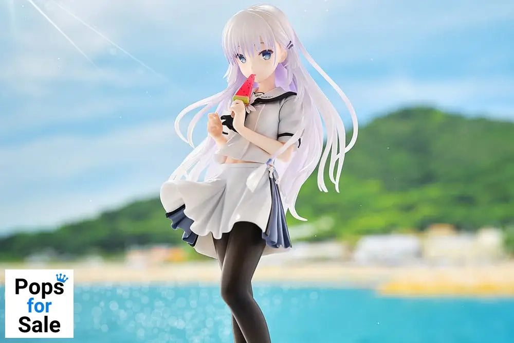Summer Pockets Reflection Blue PVC Statue 1/7 Shiroha Naruse 24 cm