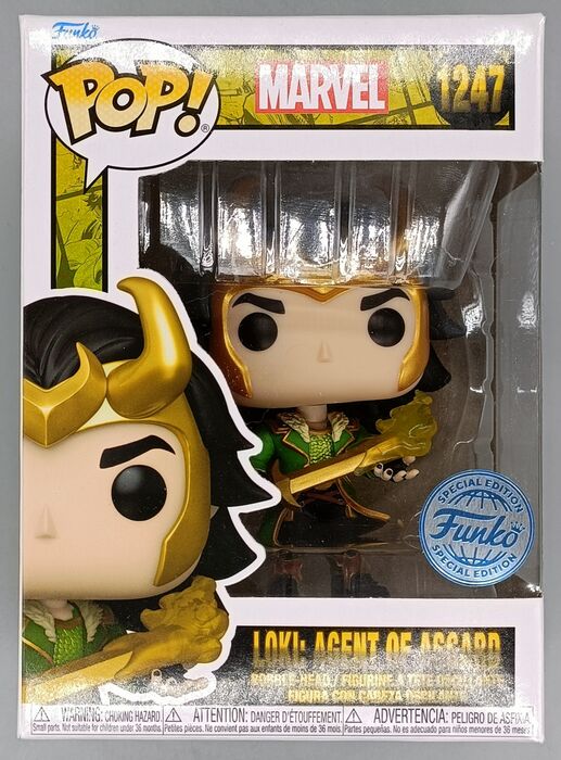 1247 Loki: Agent of Asgard - Marvel - Box Damaged Funko POP