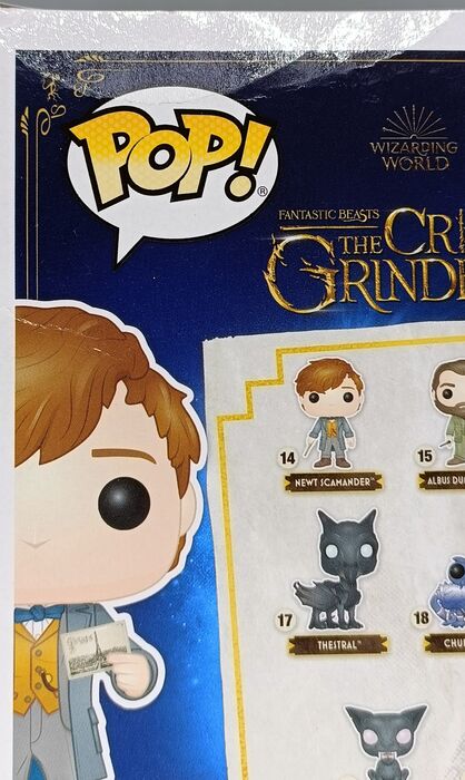 27 Newt Scamander (w/ Postcard) - Fantastic Beasts - Box Damaged Funko POP