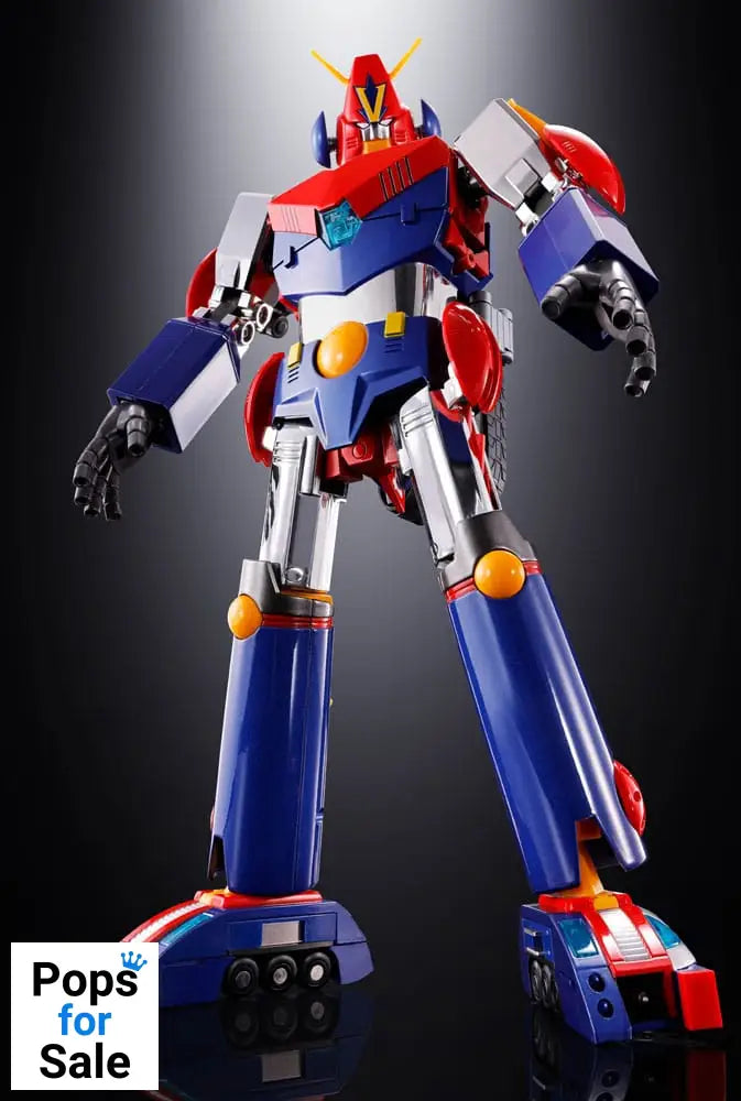 Super Electromagnetic Machine Voltes V Soul of Chogokin Diecast Action Figure GX50-SP Com-Battler V Chogokin 50th Anniversary Ver. 25 cm