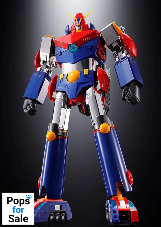 Super Electromagnetic Machine Voltes V Soul of Chogokin Diecast Action Figure GX50-SP Com-Battler V Chogokin 50th Anniversary Ver. 25 cm