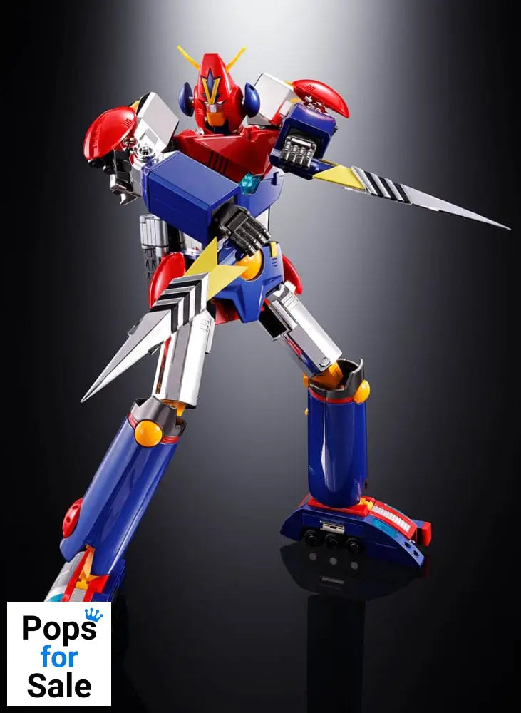 Super Electromagnetic Machine Voltes V Soul of Chogokin Diecast Action Figure GX50-SP Com-Battler V Chogokin 50th