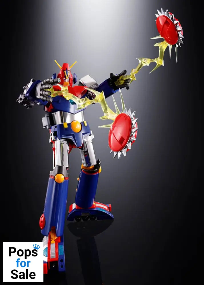 Super Electromagnetic Machine Voltes V Soul of Chogokin Diecast Action Figure GX50-SP Com-Battler V Chogokin 50th Anniversary Ver. 25 cm
