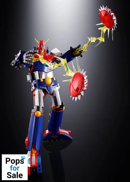 Super Electromagnetic Machine Voltes V Soul of Chogokin Diecast Action Figure GX50-SP Com-Battler V Chogokin 50th Anniversary Ver. 25 cm