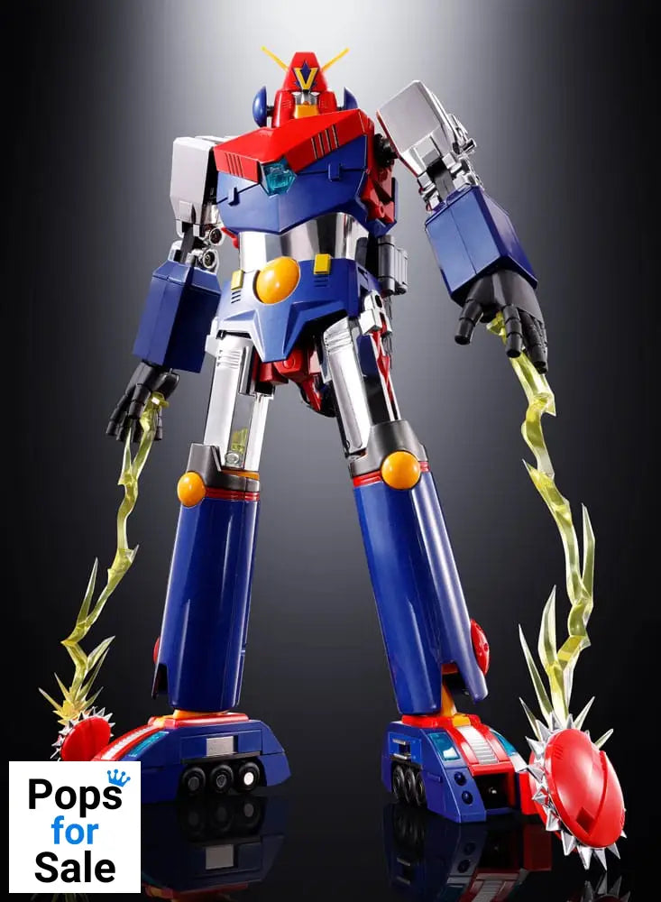 Super Electromagnetic Machine Voltes V Soul of Chogokin Diecast Action Figure GX50-SP Com-Battler V Chogokin 50th Anniversary Ver. 25 cm