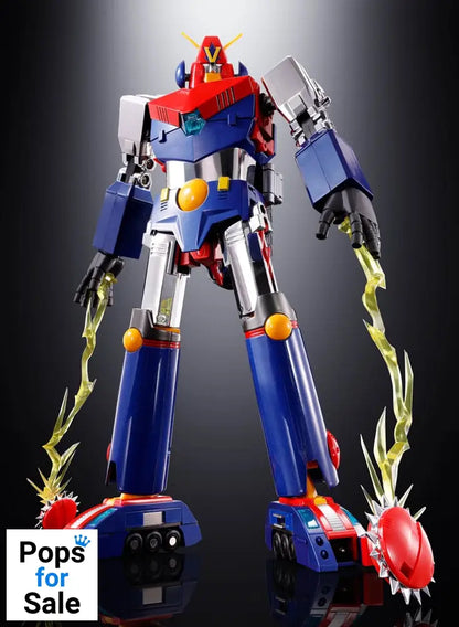 Super Electromagnetic Machine Voltes V Soul of Chogokin Diecast Action Figure GX50-SP Com-Battler V Chogokin 50th Anniversary Ver. 25 cm
