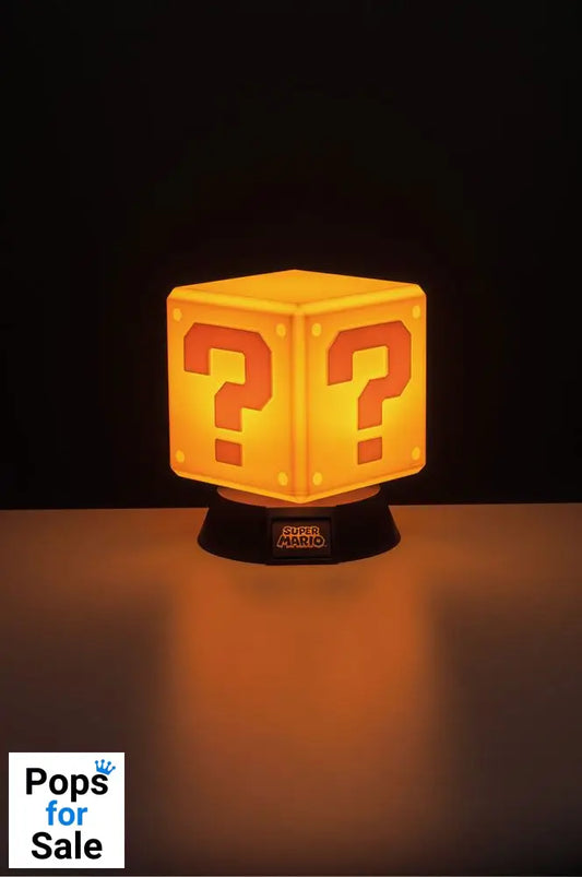 Super Mario 3D Light Question Block 10 cm Decoration