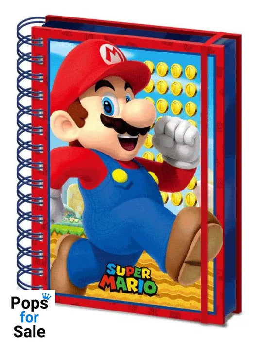 Super Mario 3D Wiro Notebook A5 Mario Stationery