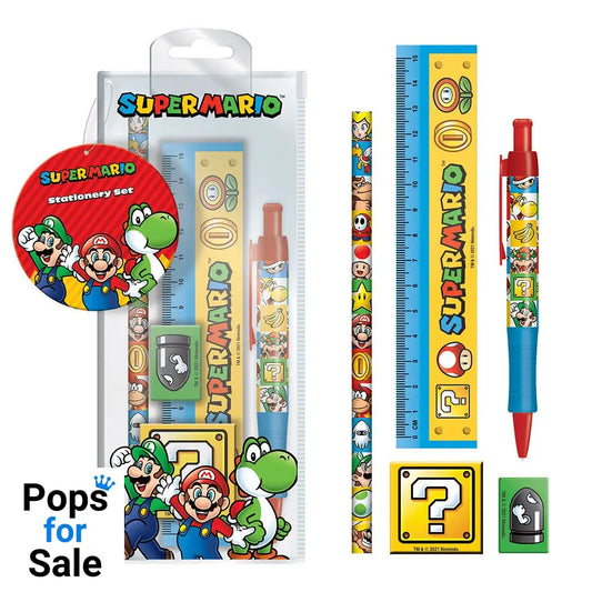 Super Mario 5-Piece Stationery Set Stationery